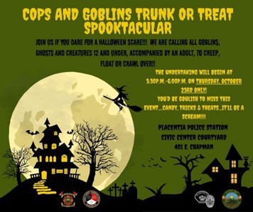 trunk or treat event flyer